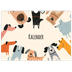 Fotokalender A3 — Hundepoter og kruseduller [kalender-forside]