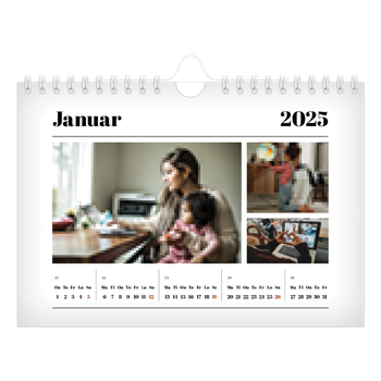 Fotokalender A5 — Avisstil