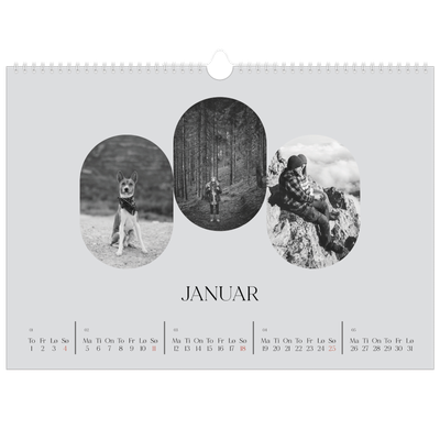 Fotokalender A3 — Den åpne veien [Januar]