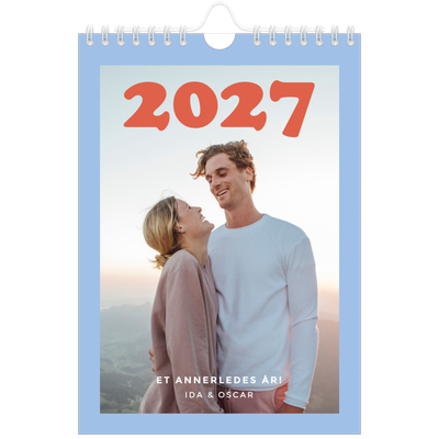 Fotokalender A5 — Retro rammer [kalender-forside]