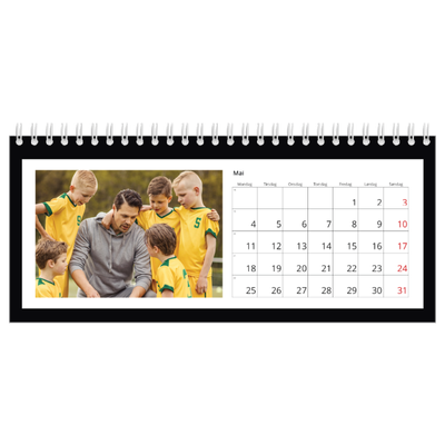 Bordkalendere — Svart bakgrunn [kalender-forside]