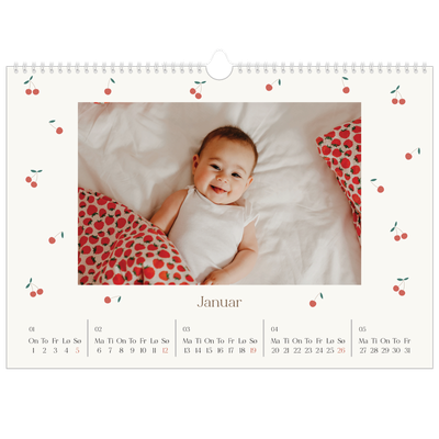 Fotokalender A3 — Kirsebærlykke [Januar]