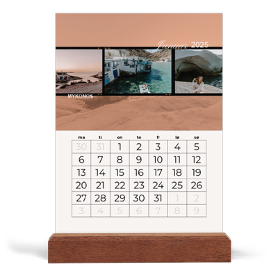 Bordkalender med trestativ - Stående — Eventyrlyst [Januar]
