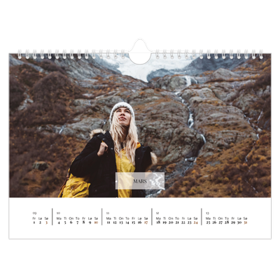 Fotokalender A4 — Klassisk kalender [Mars]