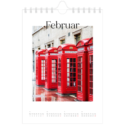 Fotokalender A5 — Min reiseskildring [Februar]