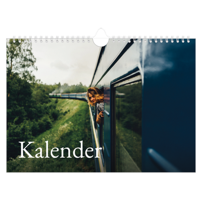 Fotokalender A4 — Enkel serif-font [kalender-forside]