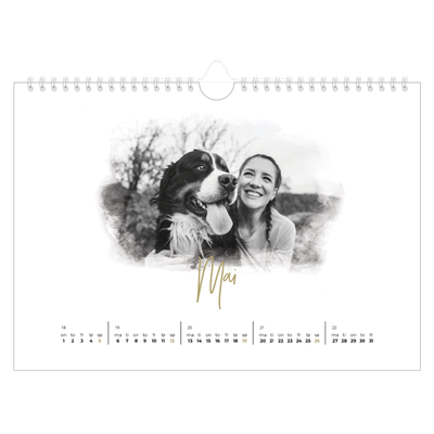 Fotokalender A4 — Diffuse bilderammer [Mai]