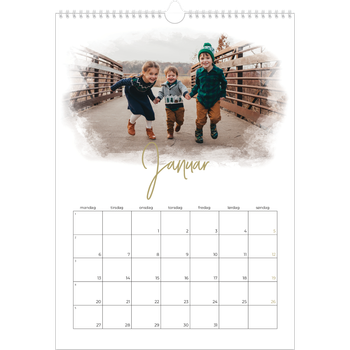 Fotokalender A3 — Diffuse bilderammer