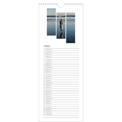 Fotokalender smal  — Reisebilder [kalender-forside]