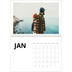 Fotokalender A4 dobbel (30 x 40 cm) — Hvit kalender [Januar]