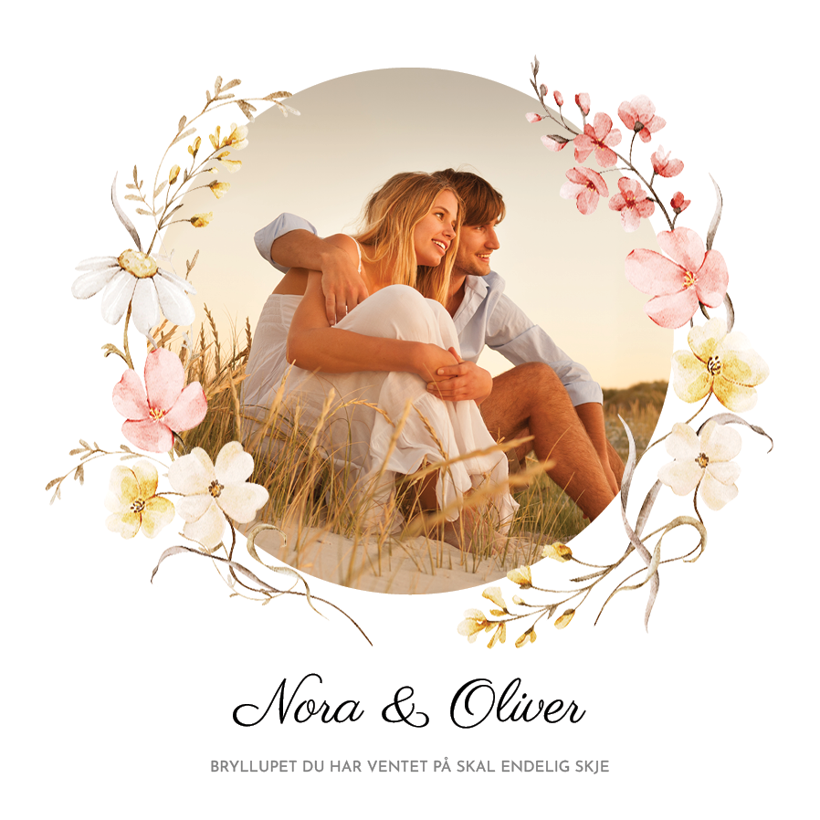 Invitasjoner — Blomstring & glød