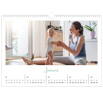 Fotokalender A3 — Hallo verden [Januar]