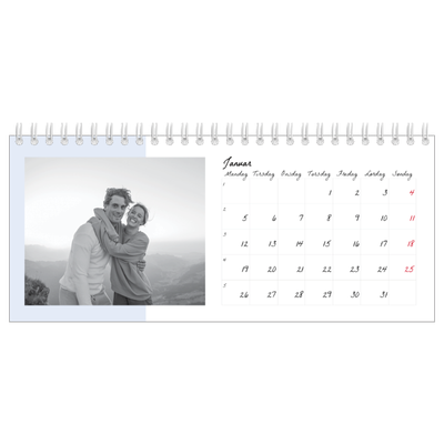 Bordkalendere — Fargerike rammer [Januar]