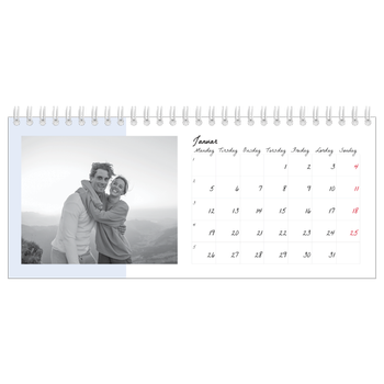 Bordkalender med foto — Fargerike rammer