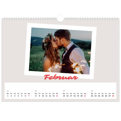 Fotokalender A3 — Signert trykk [Februar]