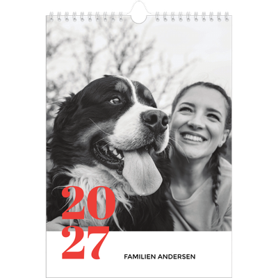 Fotokalender A4 (20 x 30 cm) — Et fantastisk år [kalender-forside]