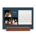 Bordkalender med trestativ - Liggende  — Skifer & seriffer [Februar]