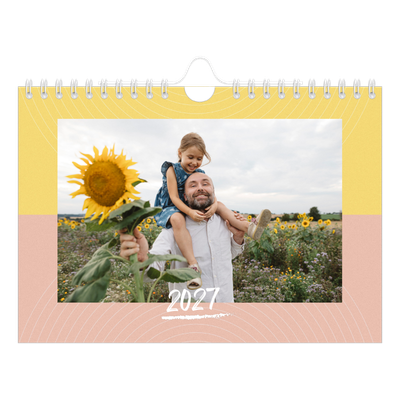 Fotokalender A5 — Fargerik kalender [kalender-forside]