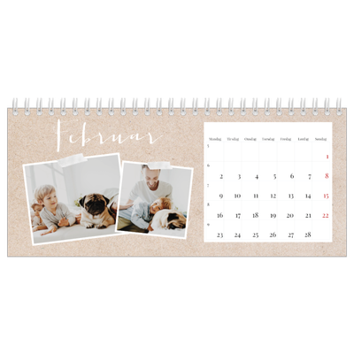 Bordkalendere — Scrapbook kalender [Februar]