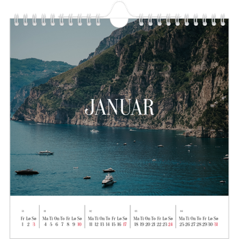 Fotokalender Kvadratisk — Endeløs flukt