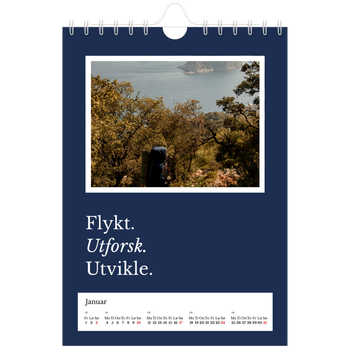 Fotokalender A5 — Redaksjonell Jord