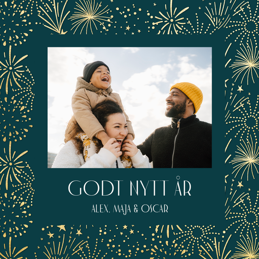 Fotokort — Fyrverkeri