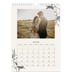 Fotokalender A4 (20 x 30 cm) — Blekk & blomst [Januar]