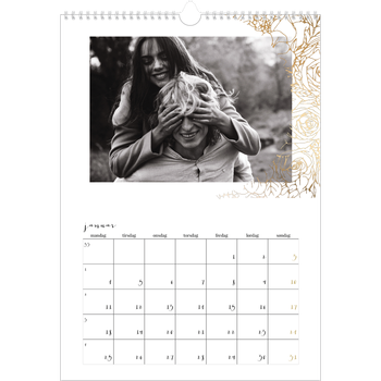 Fotokalender A3 — Gullblomster