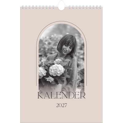 Fotokalender A4 (20 x 30 cm) — Enkel botanisk [kalender-forside]