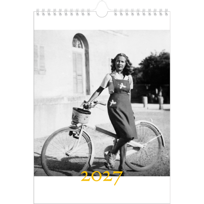 Fotokalender A4 (20 x 30 cm) — Historisk stil [kalender-forside]
