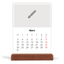 Bordkalender med trestativ - Stående — Design selv [Mars]