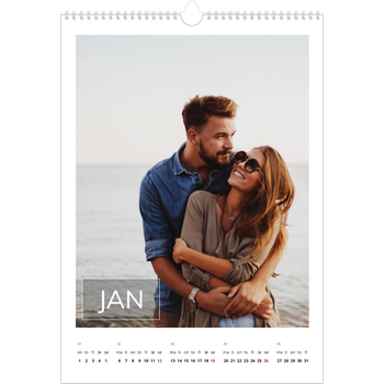 Fotokalender A3 — Överlägg för datumruta