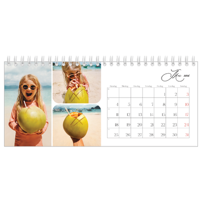 Bordkalendere — Øyeblikksbilder og skrift [kalender-forside]