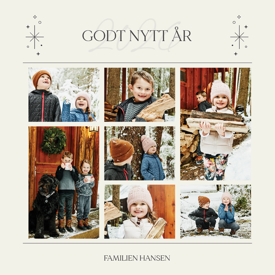 Fotokort — Glitrende minner