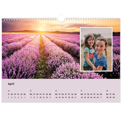 Fotokalender A3 — Fire årstider [April]