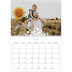 Fotokalender A4 dobbel (30 x 40 cm) — Blomstermotiv [April]