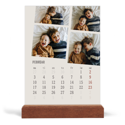 Bordkalender med trestativ - Stående — Bilder i bevegelse [Februar]