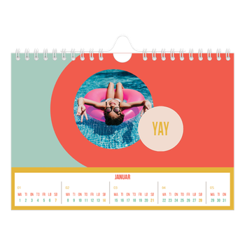 Fotokalender A5 — Lyst og vakkert