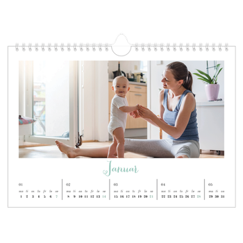 Fotokalender A4 — Hallo verden
