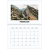 Fotokalender A4 dobbel (30 x 40 cm) — Enkelt bilde [Februar]