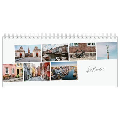 Bordkalendere — Byferie (hvit) [kalender-forside]