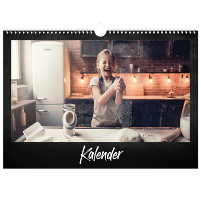 Fotokalender A3 — Tavle bakgrunn [kalender-forside]