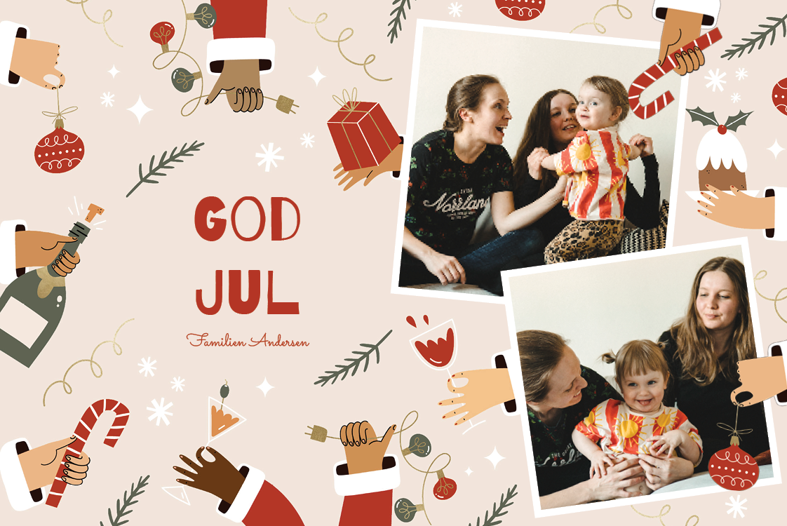 Fotokort — Juleglede