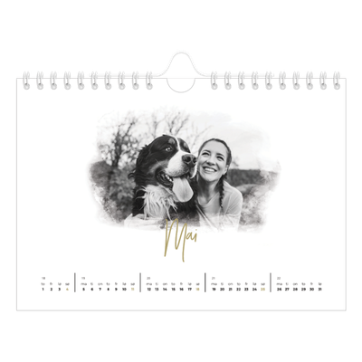 Fotokalender A5 — Diffuse bilderammer [Mai]