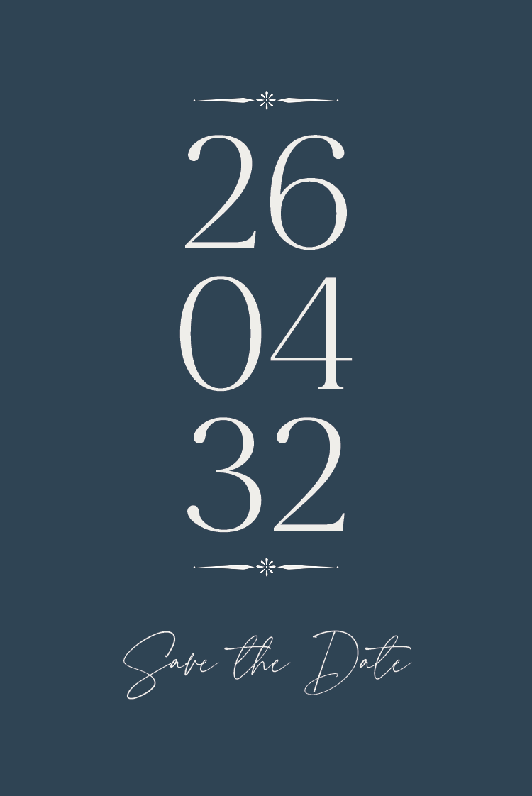 Save the date — Skifer & seriffer