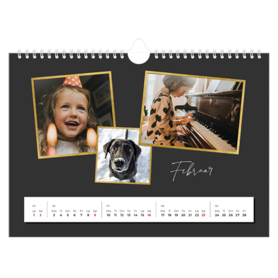 Fotokalender A4 — Gode minner [Februar]