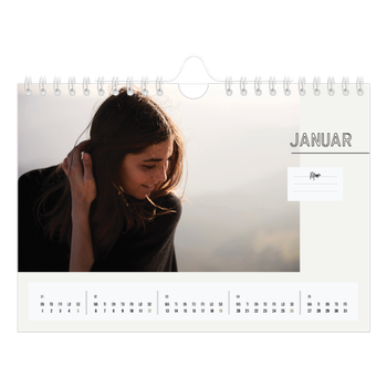 Fotokalender A5 — Kalender notater