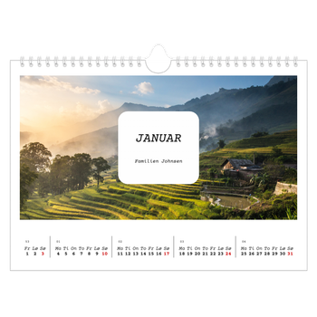 Fotokalender A4 — Den fulle historien