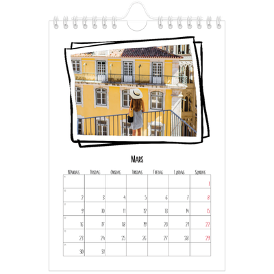 Fotokalender A5 — Albumøyeblikk [Mars]