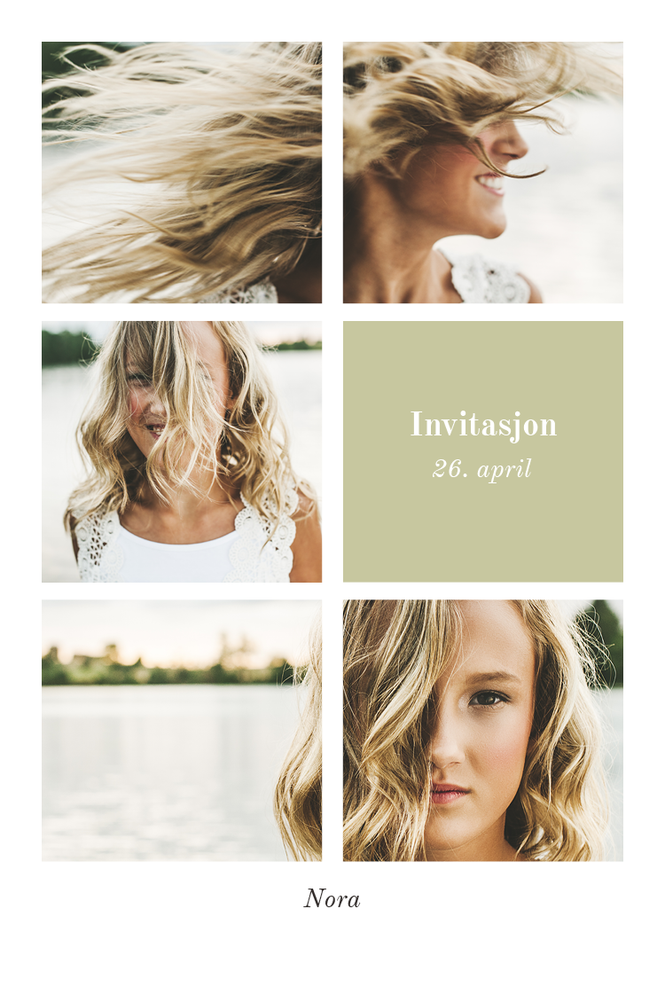 Invitasjoner — Grid collage